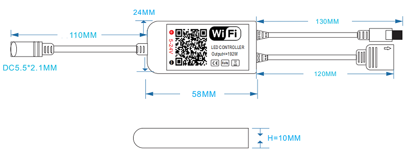 24键红外WiFiLED控制器